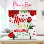 Azulejo Decorativo Premium com Suporte - Coleção Mães  Nós Te Amamos