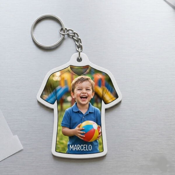 Chaveiro Camiseta Pessoa que Amamos