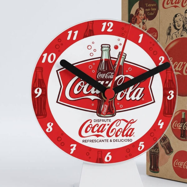 Relógio de Mesa Premium Coca-Cola Vintage